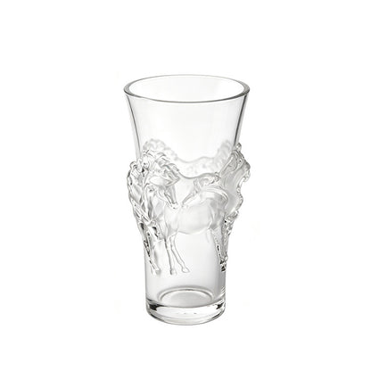 Künstlerische Glaskunst-Pferdeskulptur