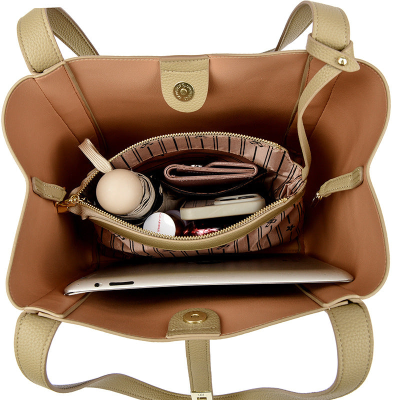 Elegante Strukturierte Schultertasche Brehn