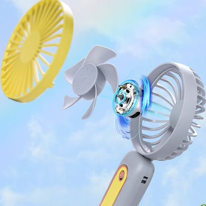 Unisex Tragbarer Handventilator mit LED-Anzeige und ergonomischem Griff Brehn