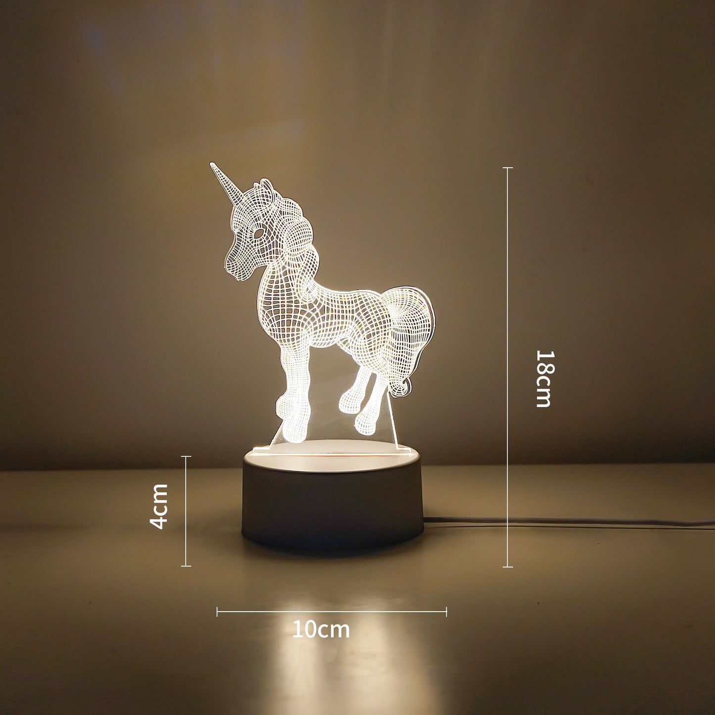 LED Tiger Figur Dekorative Lampe