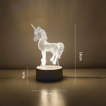 LED Tiger Figur Dekorative Lampe