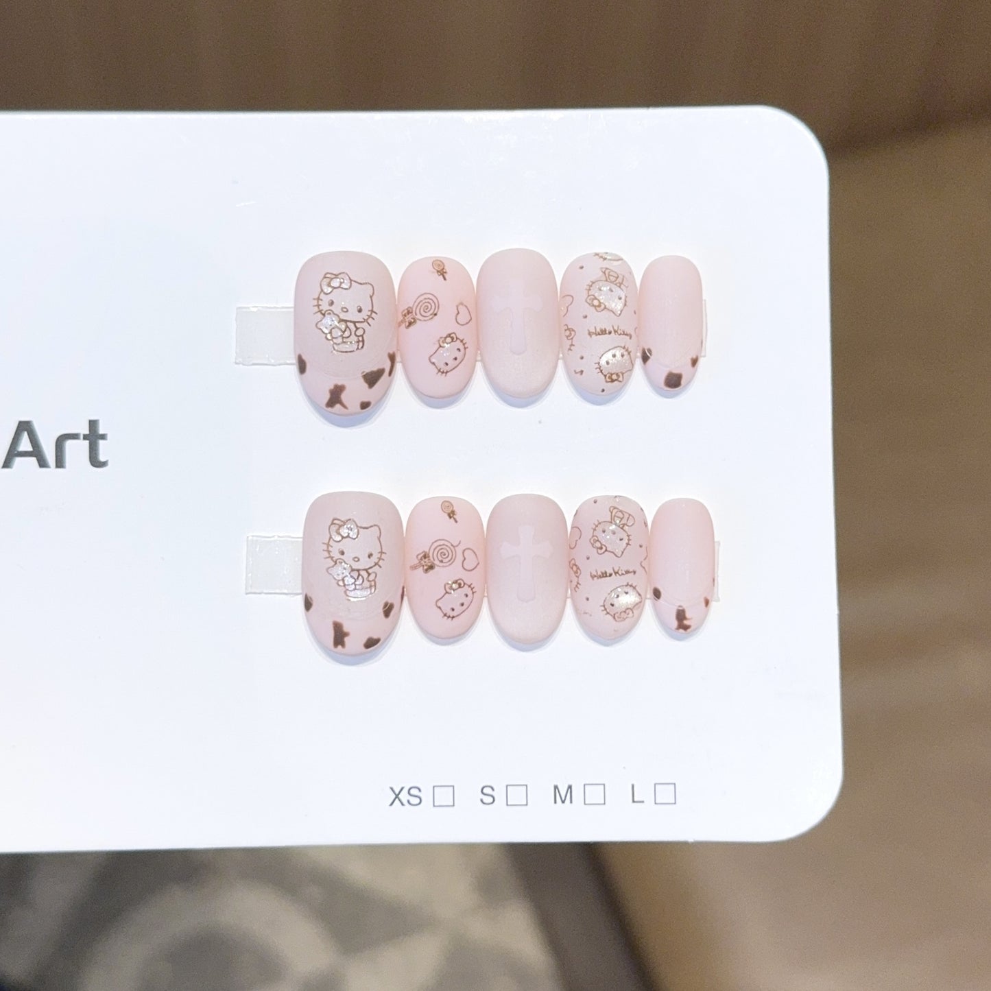 Kunstnagelset mit Verspieltem Hello Kitty Motiv Brehn