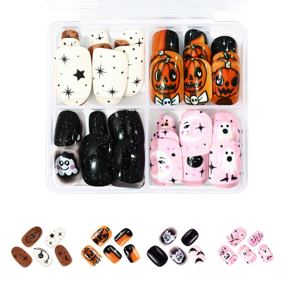 Themen Halloween Press-On Nail Art Set Brehn