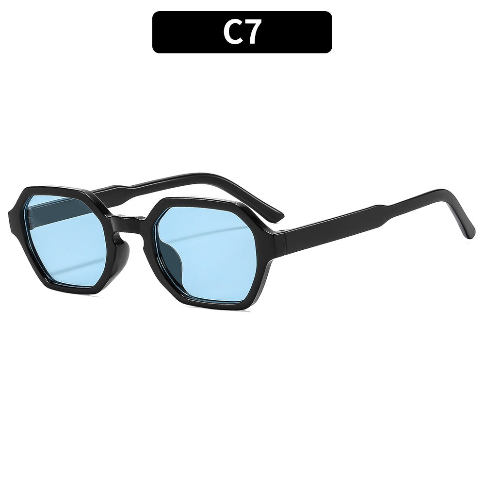 Modische hexagonale Sonnenbrille