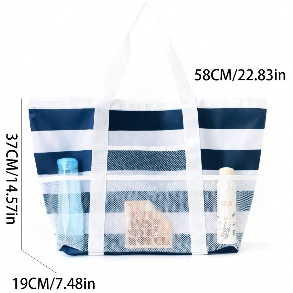 Große Strandtasche Aus Atmungsaktivem Netzmaterial Brehn