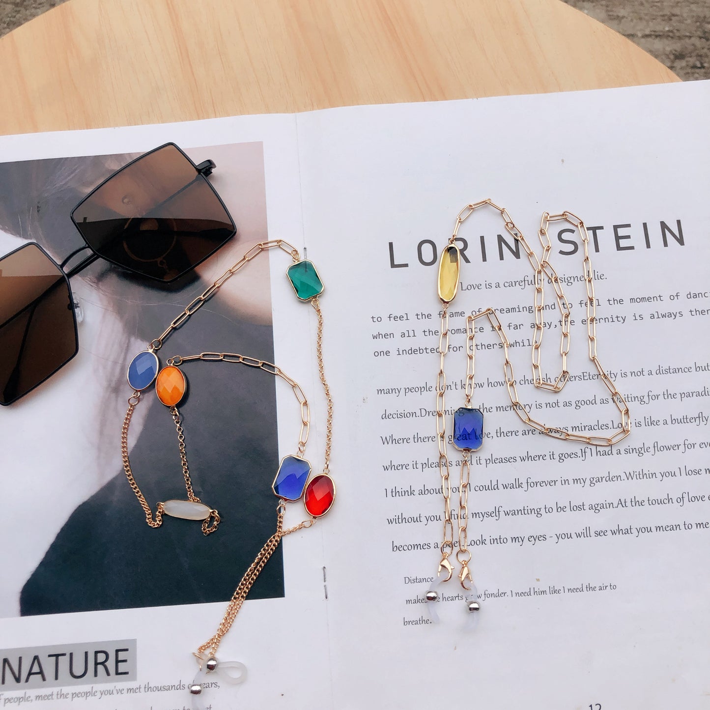 Künstlerische Brillen Kette Brehn