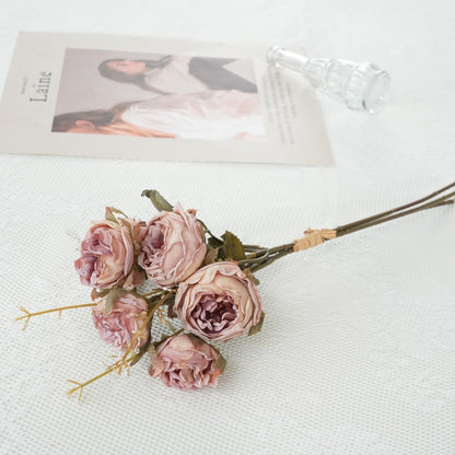Faux Floral Rose Bouquet