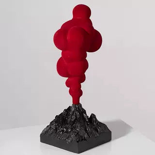 Vulkanischer Ausbruch Dekorative Skulptur