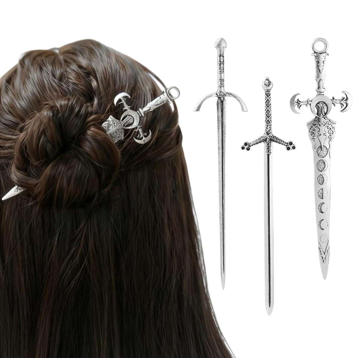 Gothic Schwert Haarnadel Brehn