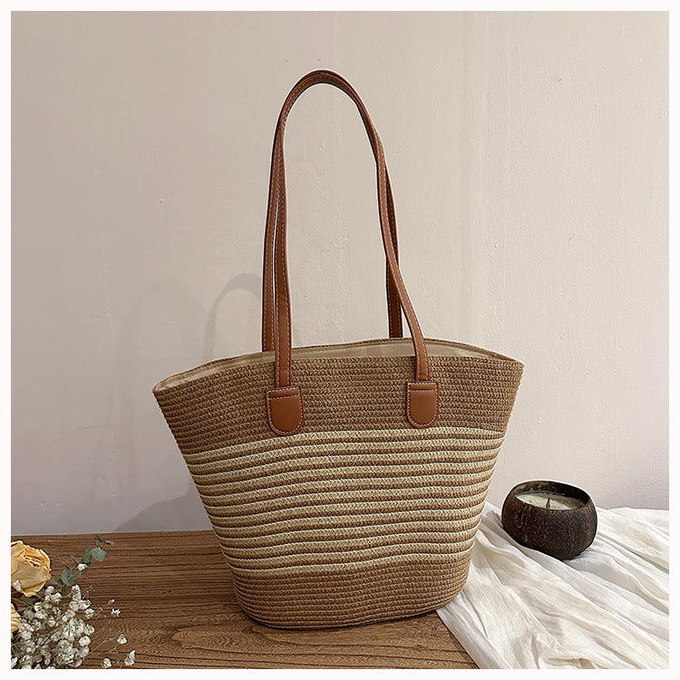 Strohmärktasche