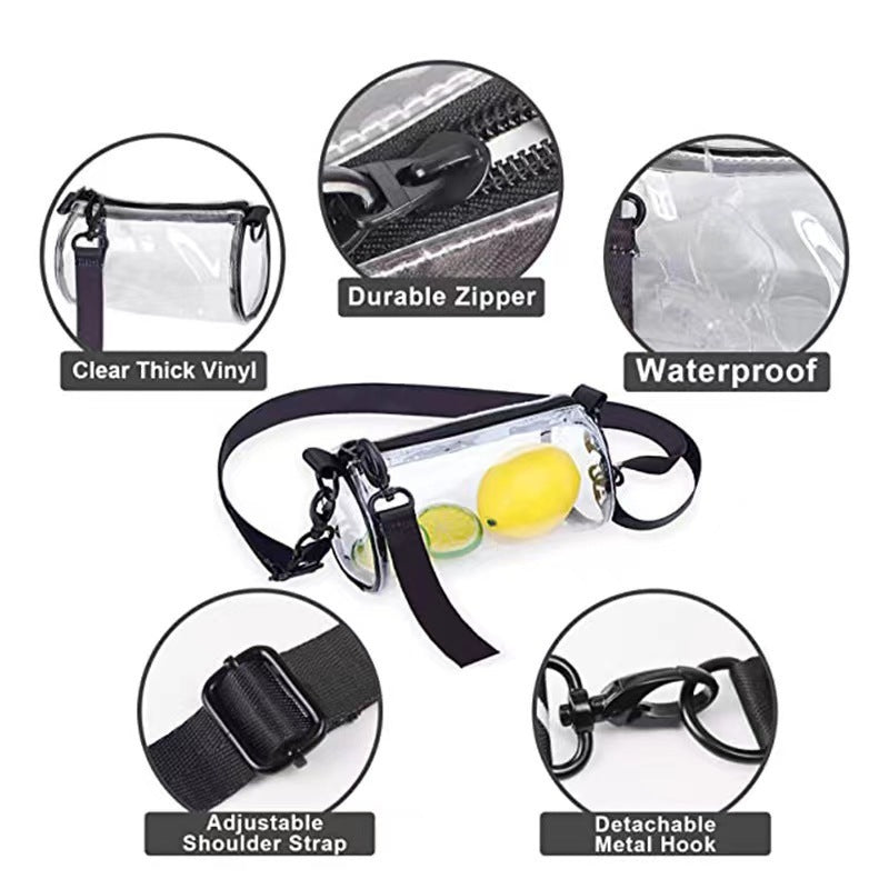 Transparente Handtasche mit Verstellbarem Schultergurt Brehn
