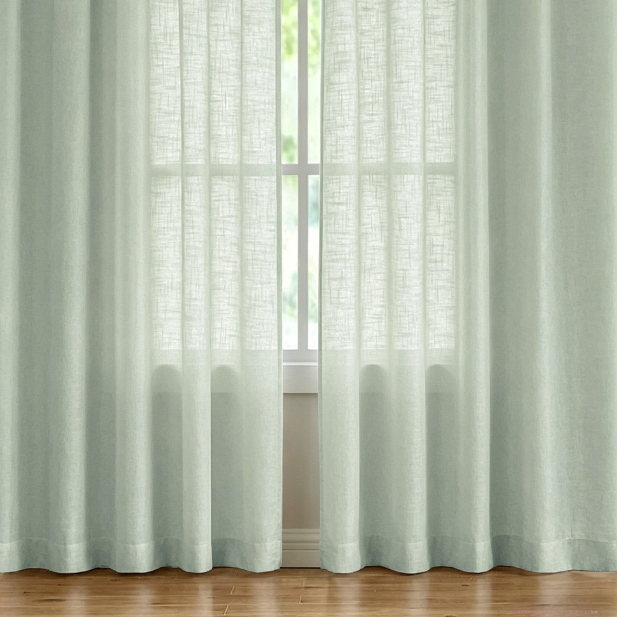 Durchsichtige Leinen-Fenstervorhänge Brehn