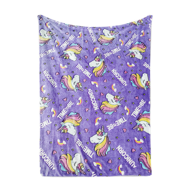 Damen Kinderfreundliche Kuscheldecke mit Dinosaurier-Motiv Brehn