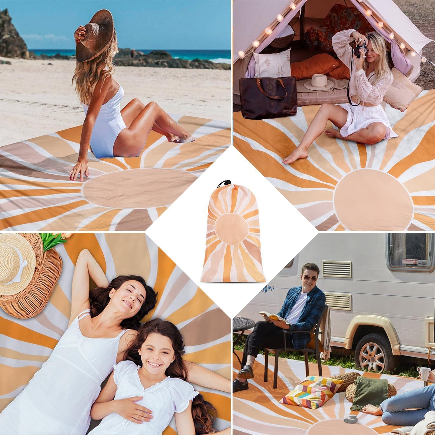 Sunburst Stranddecke Brehn