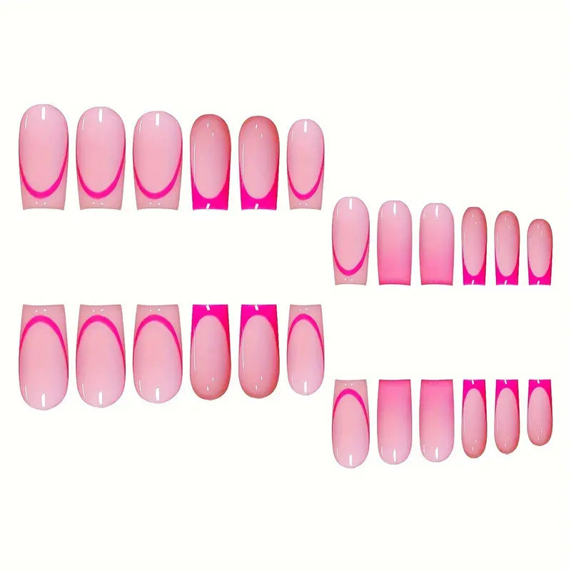 Stylisches Acryl Press-On Nagel Set Brehn