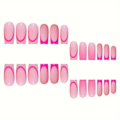 Stylisches Acryl Press-On Nagel Set Brehn