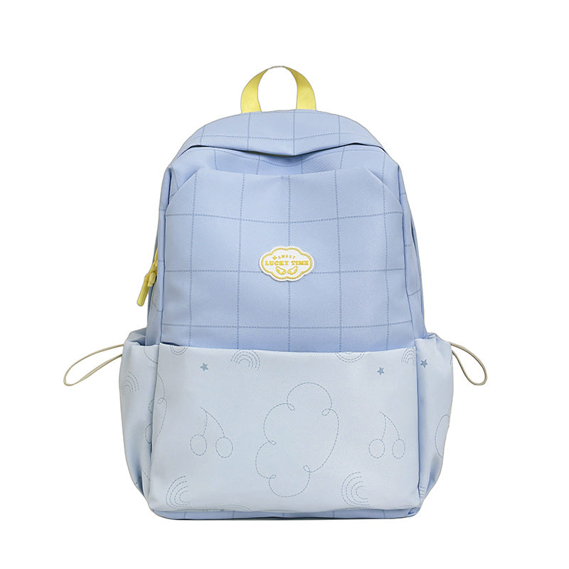Verspielt gemusterter Schulrucksack Brehn
