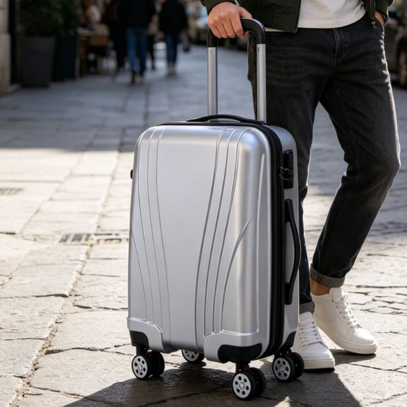 Unisex Kompakt Hartschalen Rollkoffer Brehn