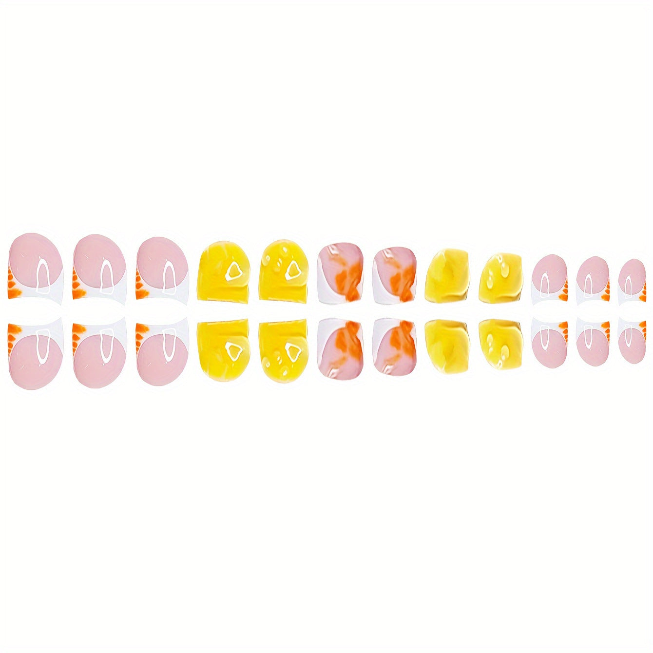 Künstlerisches Sommer-Nail-Design Brehn