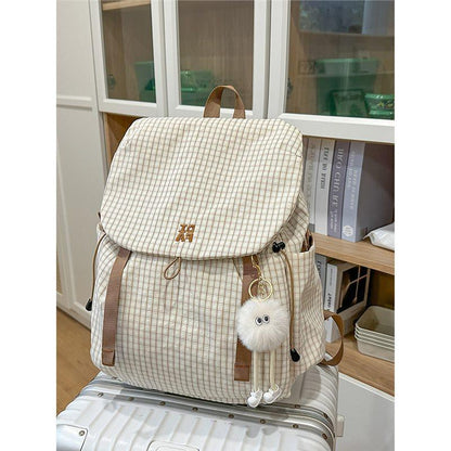 Stylische Karierte Rucksack