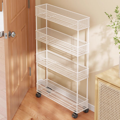 Slim Tür-Three-Tier Drahtgitter Aufbewahrungsorganisator