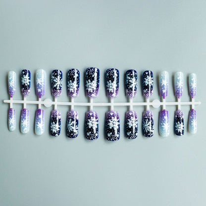 Winter-Themen Gel-Nagelkunst Set