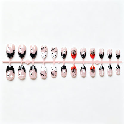Halloween-Themen Künstlerisches Nageldesign-Set