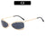 Modebewusste Slim Cat-Eye Sonnenbrille