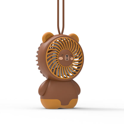 Damen tragbarer Ventilator im Bären-Design Brehn