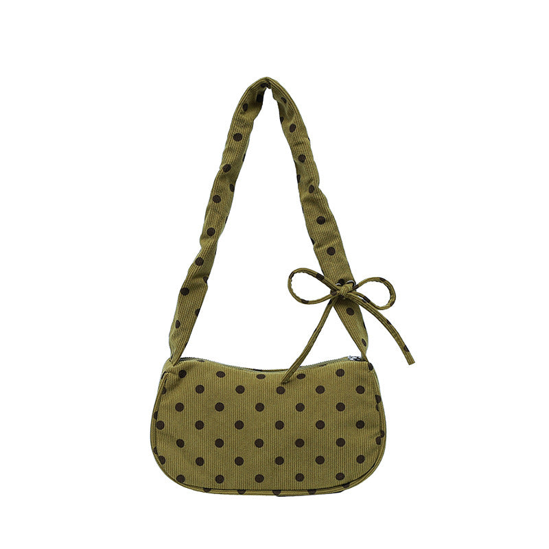WoVintage Polka Dot Umhängetasche Brehn