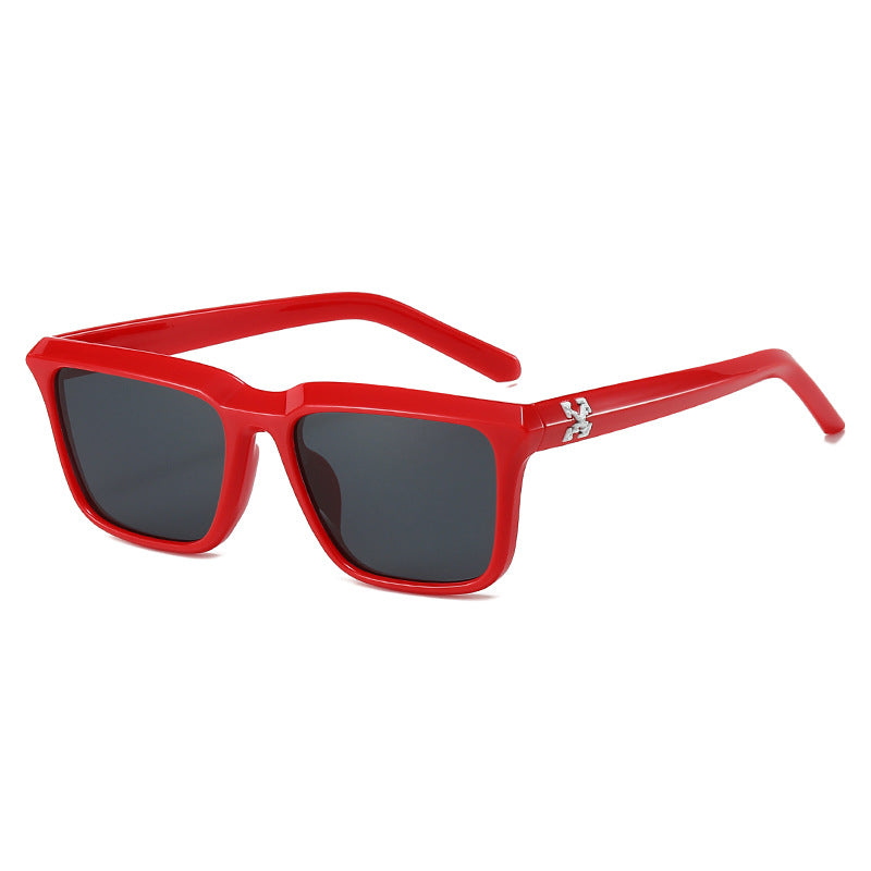 Damen modische Sonnenbrille im modernen rechteckigen Design Brehn