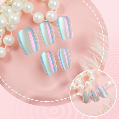 Glänzendes Multi-Dimensional Press-On Nagelset