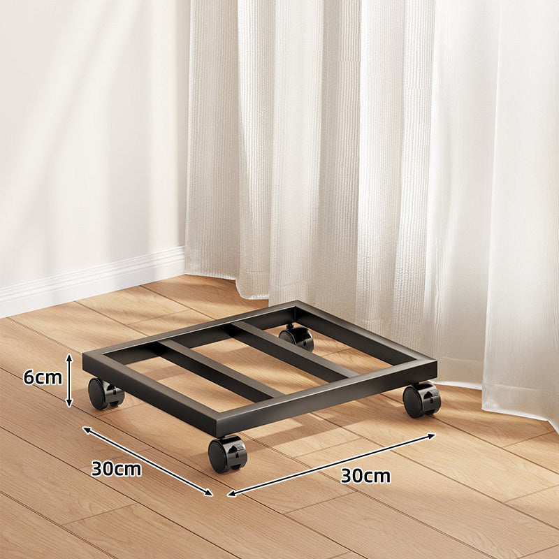 Niedrigprofilierter runder Blumentopf-Dolly mit 360° drehbaren Rollen