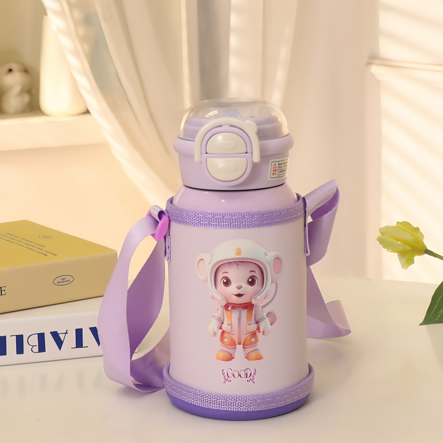 Damen Isolierte Trinkflasche mit kinderfreundlichem Design und verstellbarem Tragesystem Brehn