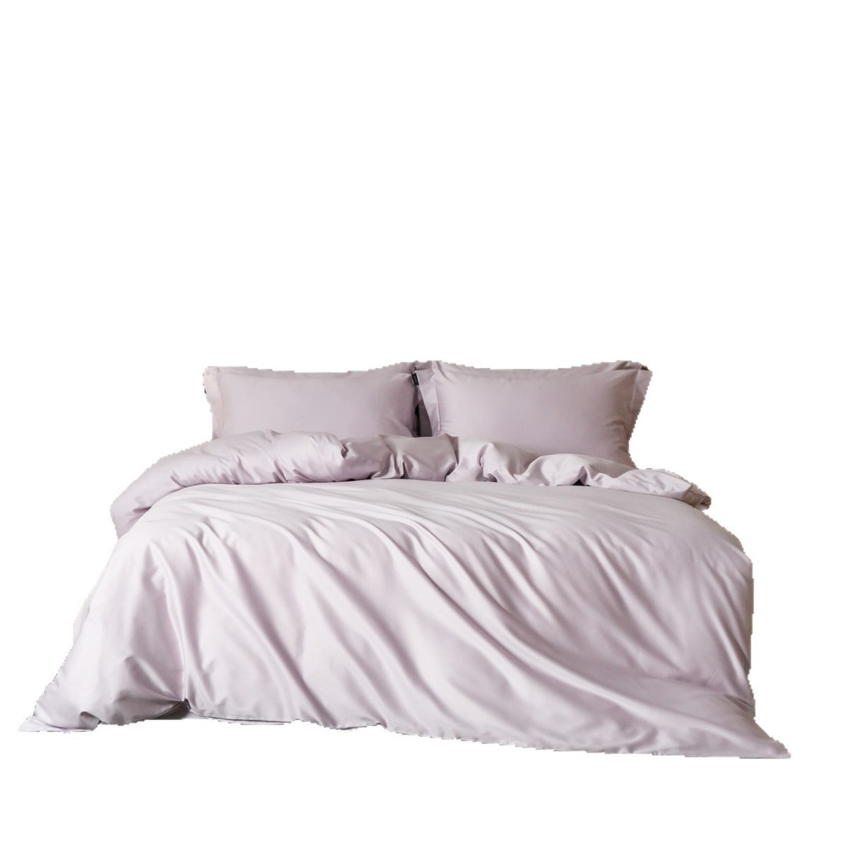 Seiden-Satin Bettbezug Set mit tiefen Taschen und Eckenbindungen