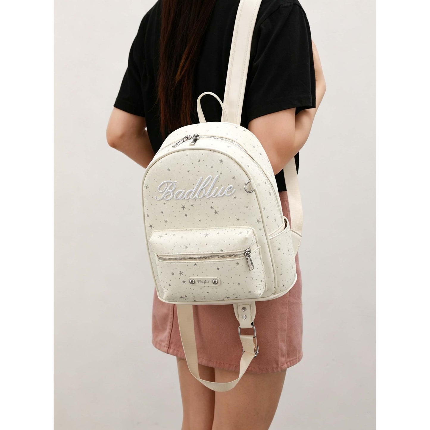 Stern-Bestickte Freizeit-Rucksack Brehn