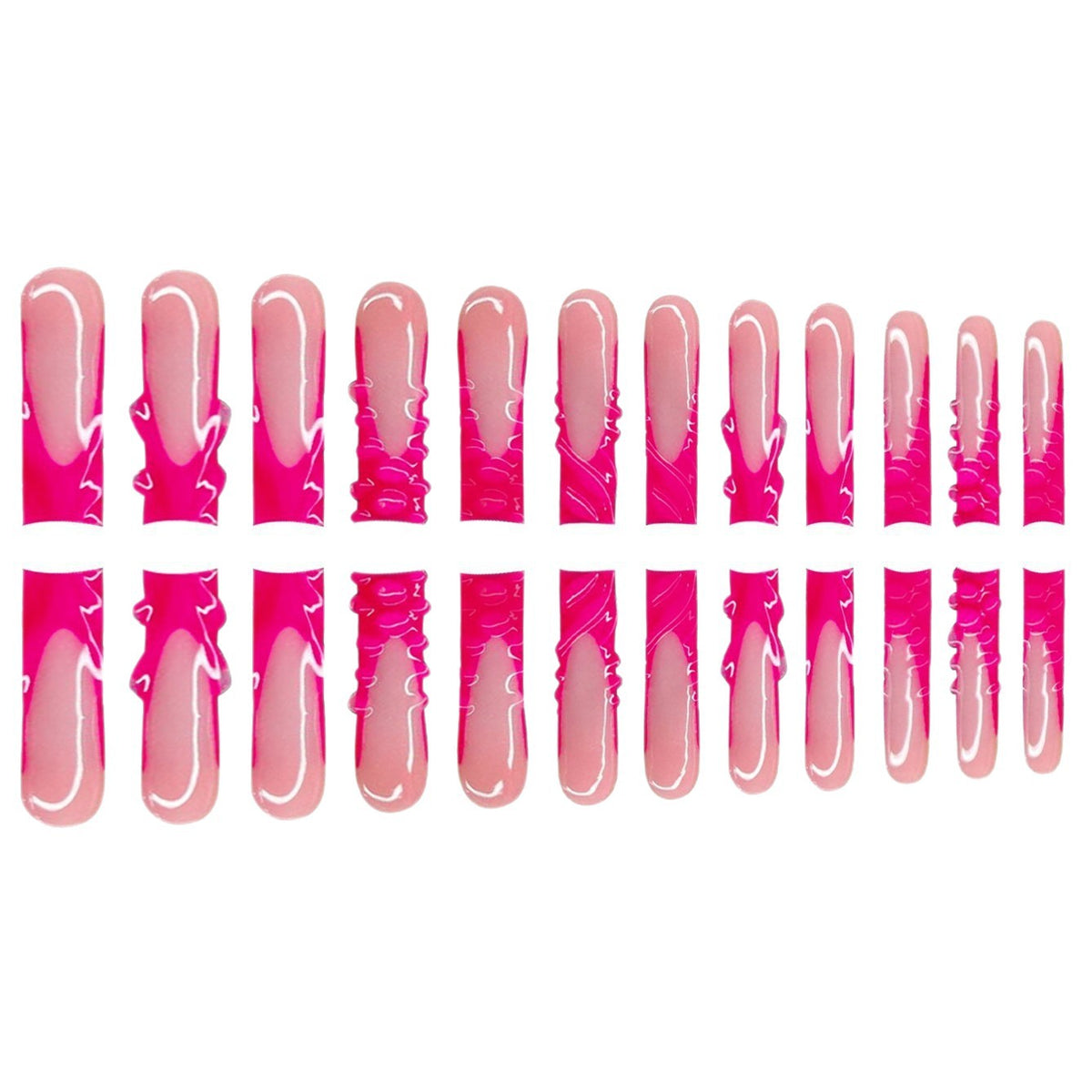 Kreative Lange Acryl Nagelverlängerungen Brehn