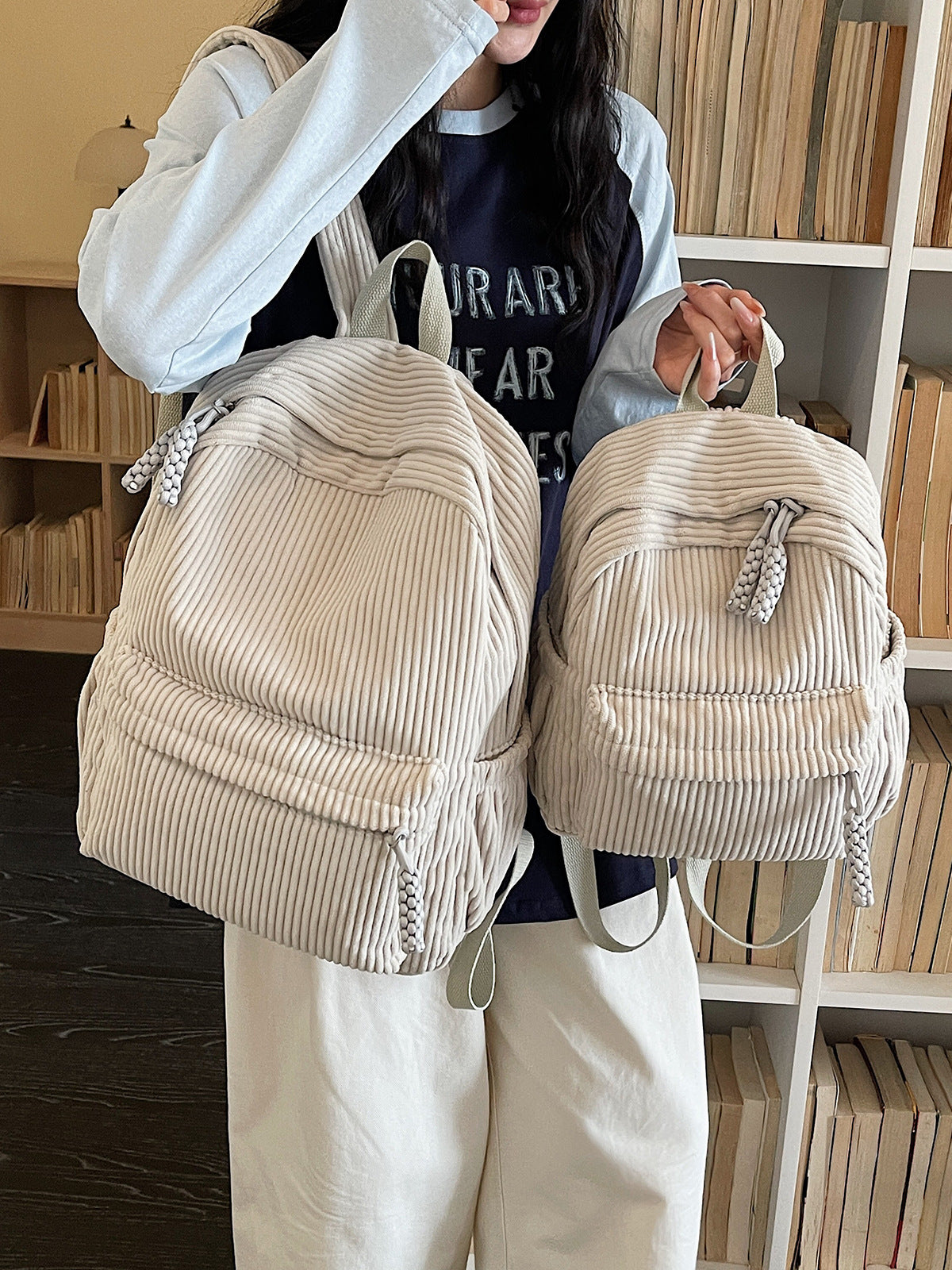 Corduroy Multifunktions-Rucksack Brehn