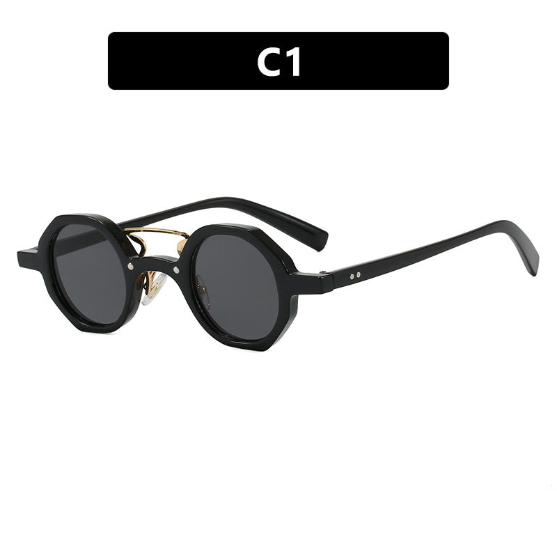Damen stilvolle Sonnenbrille im einzigartigen achteckigen Design Brehn