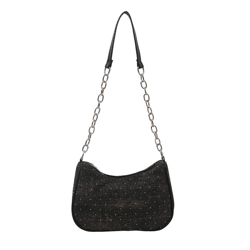 Stylische Hobo-Tasche mit Kettengriffen Brehn