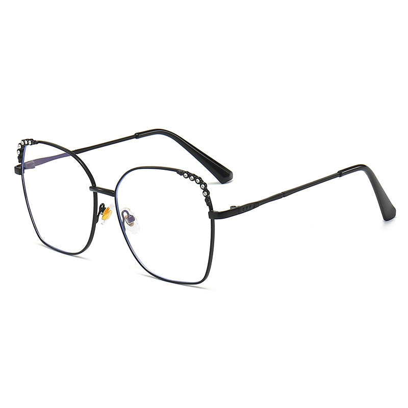 Elegante Quadratische Sonnenbrille mit Funkelnden Akzenten Brehn