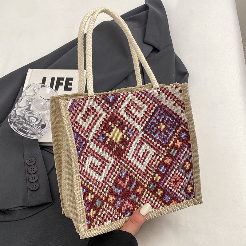 Artisan Textile Mini Tragetasche