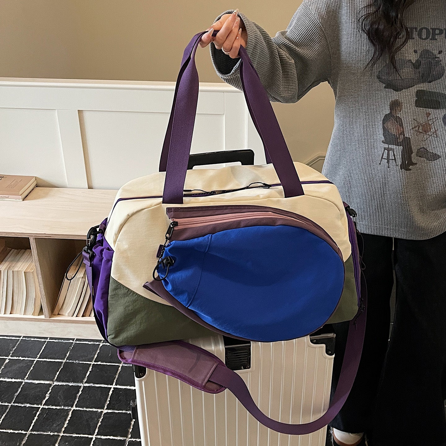 Vielseitige Multi-Compartment Reise Duffel Brehn