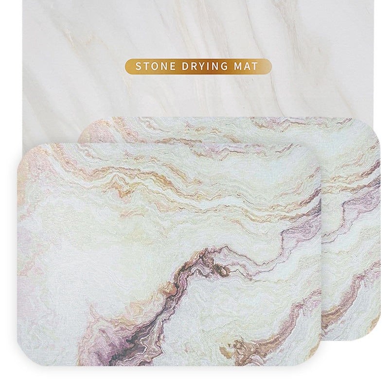 Luxuriöse Marmor Design Trocknungsmatte