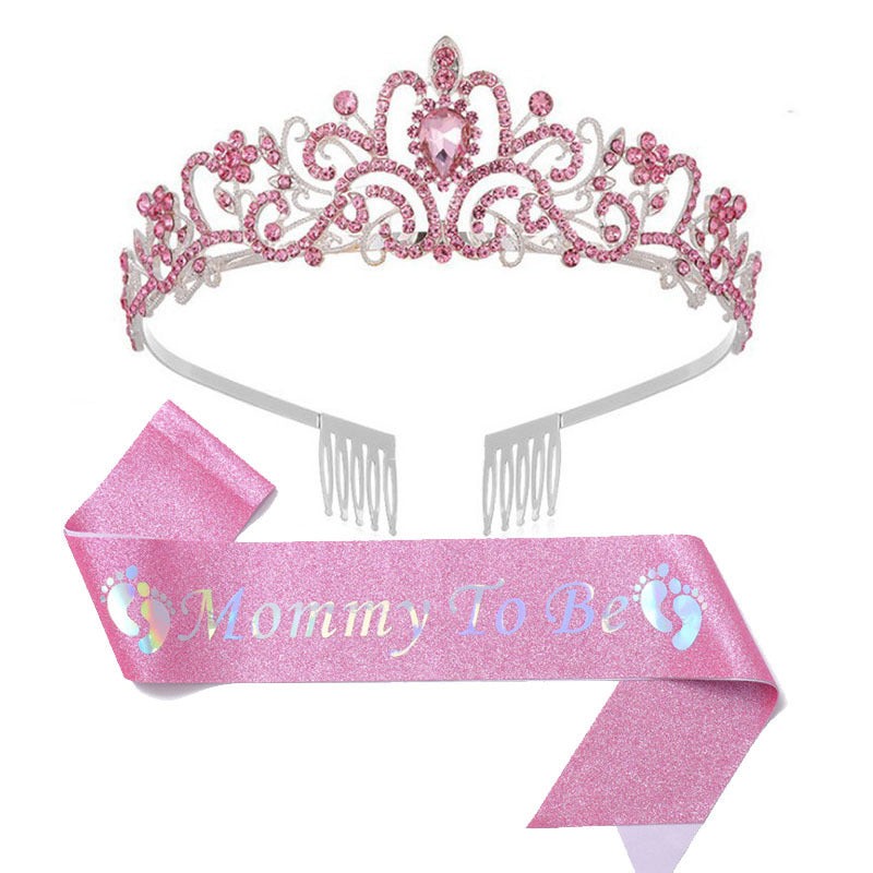 Damen Hochzeits-Tiara mit personalisiertem Band Brehn
