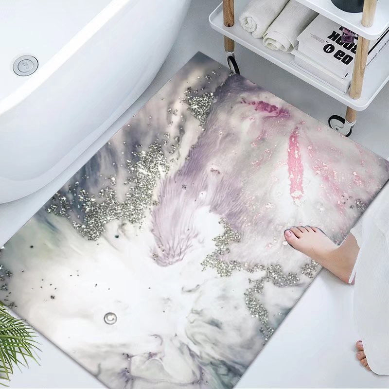 Luxuriöse Marmor Design Badematte Brehn