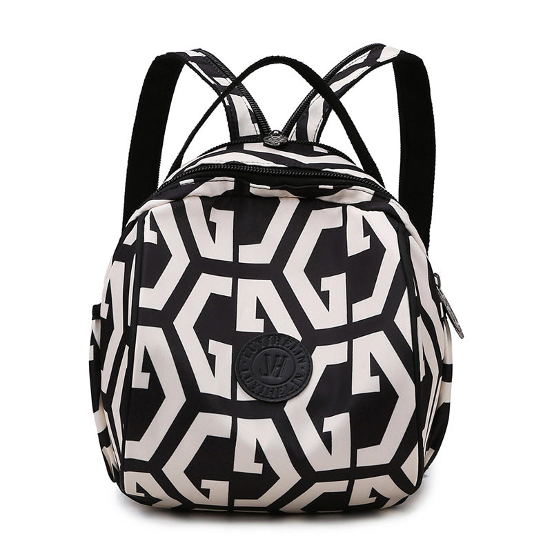 Geometrisch gemusterter Rucksack Brehn