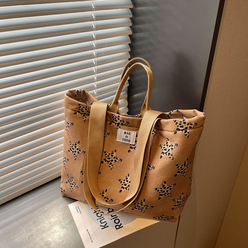 Sternmuster-Canvas-Tote-Bag