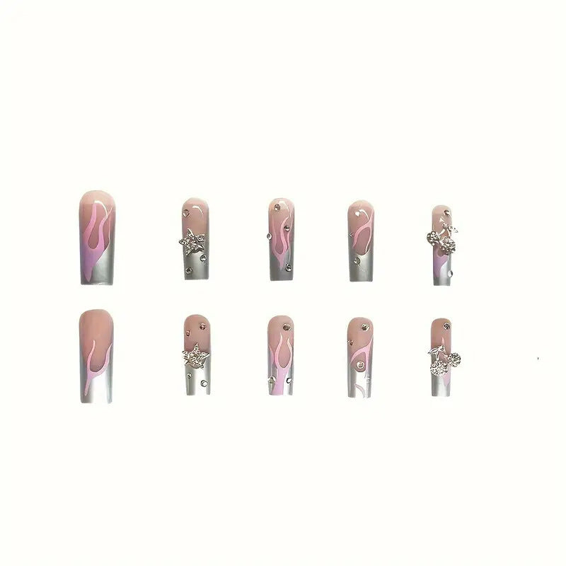 Künstlerisches Acryl-Nageldesign Brehn