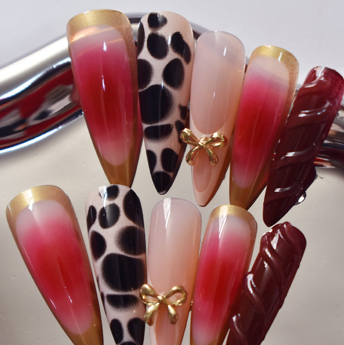 Künstlerische Nagelwickel Brehn